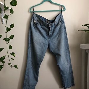 Madewell High-Wash Light Wash Jeans | Large 12